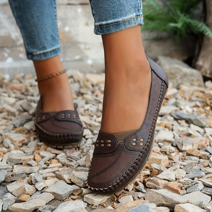Breathable Slip-On Orthopedic Comfort Womens Shoes