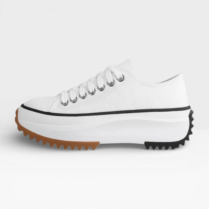 Cushioned Womens Platform Sneakers, Minimalist Everyday