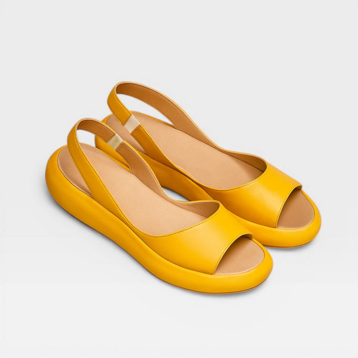 Open-Toe Womens Wedge Sandals, Cushioned Dressy Summer