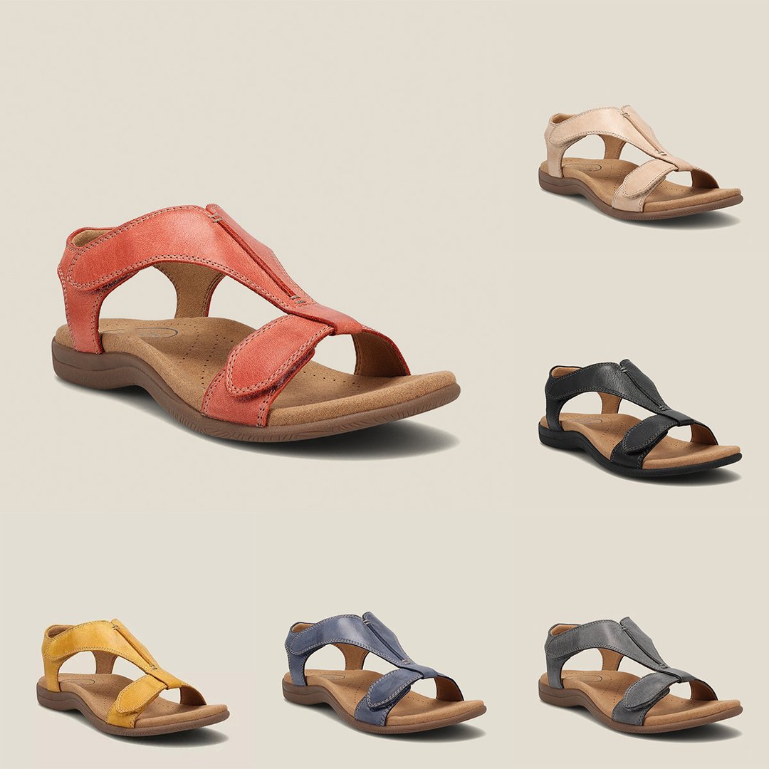 Arch-Support Womens Walking Sandals, Cushioned Footbed