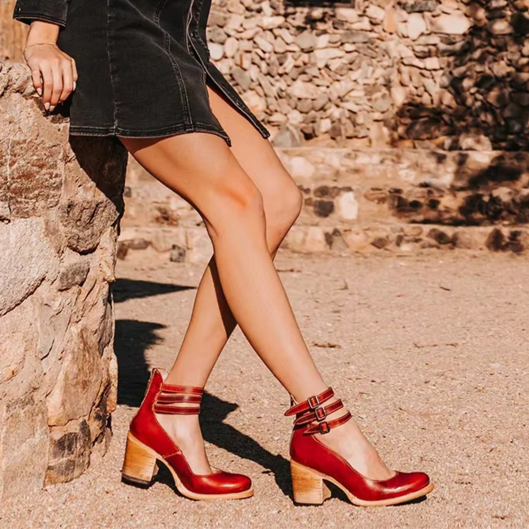 Strappy Womens Dress Sandals, Cushioned Supportive Sole