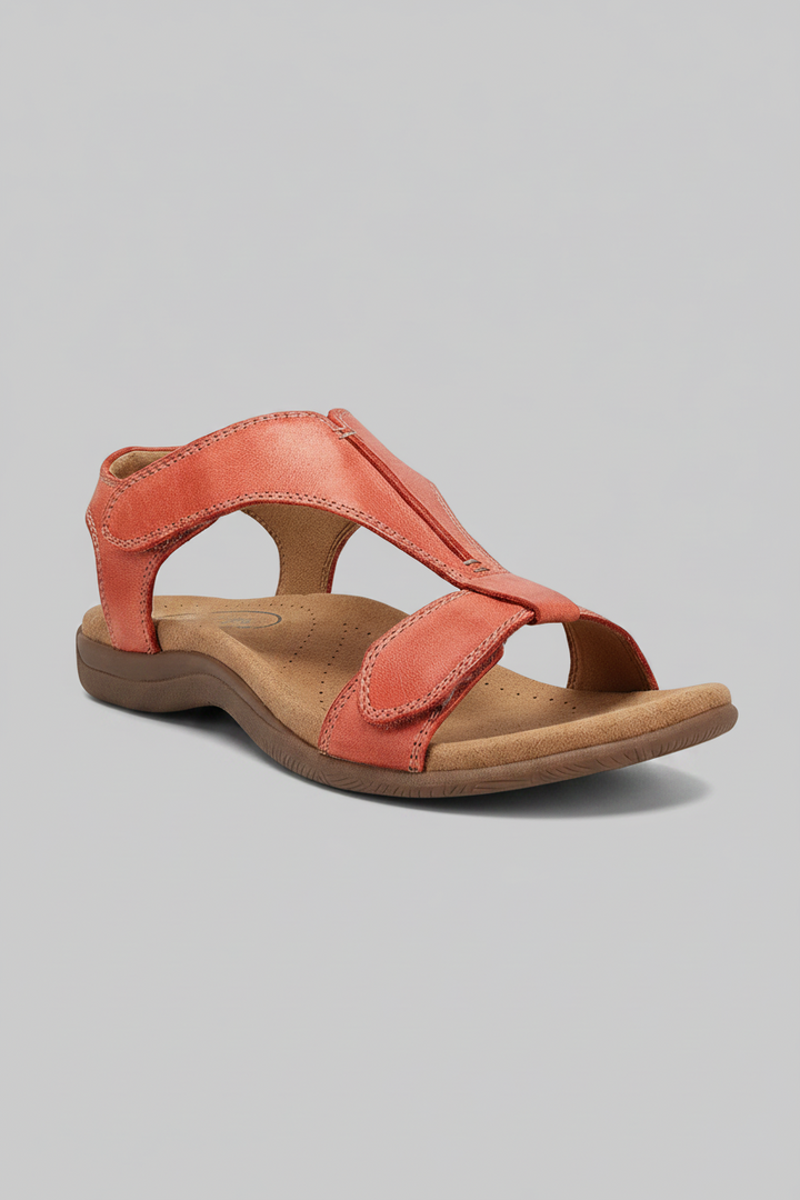 Arch-Support Womens Walking Sandals, Cushioned Footbed