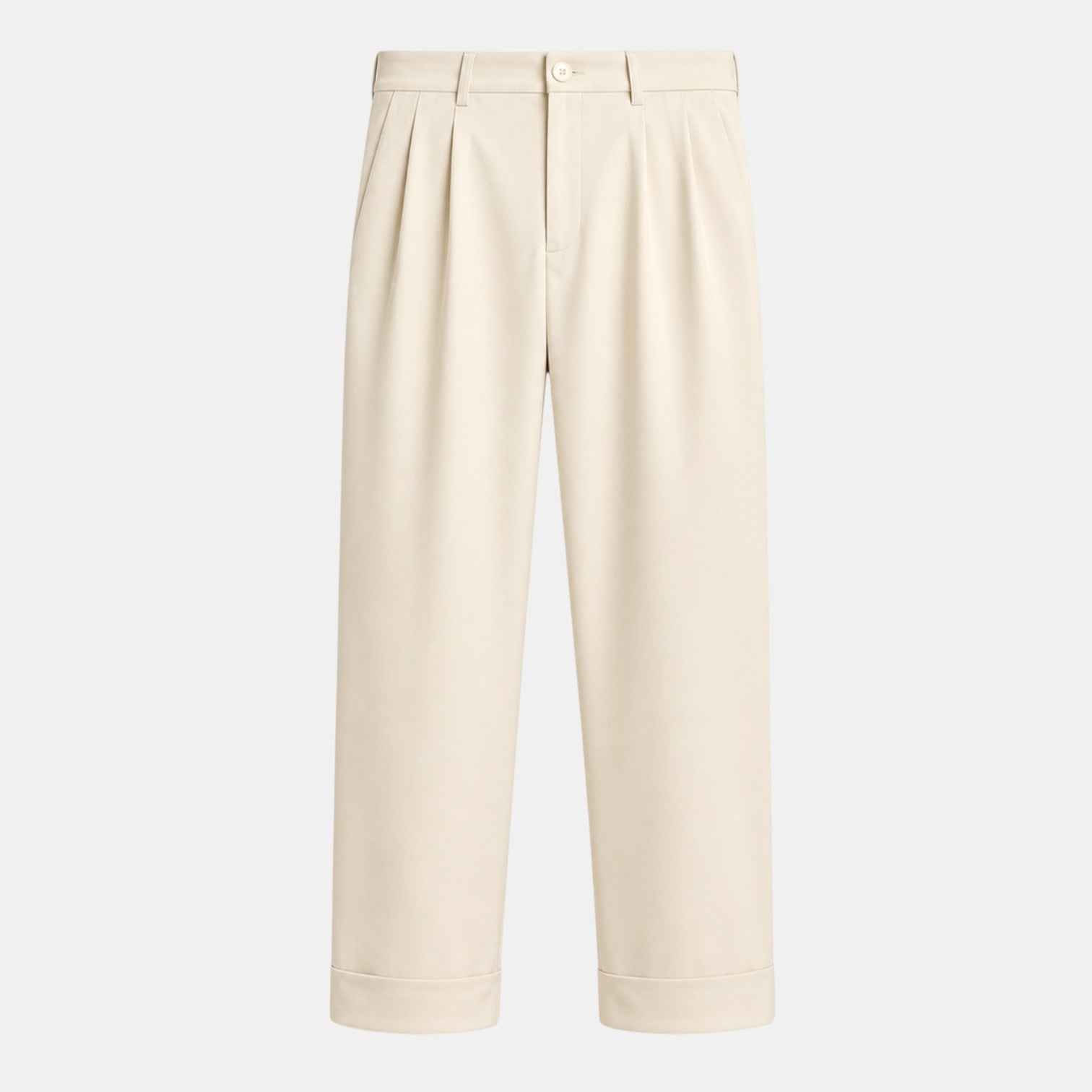 Navacava Women's High Waist Linen Pants in white — breathable refined elegance