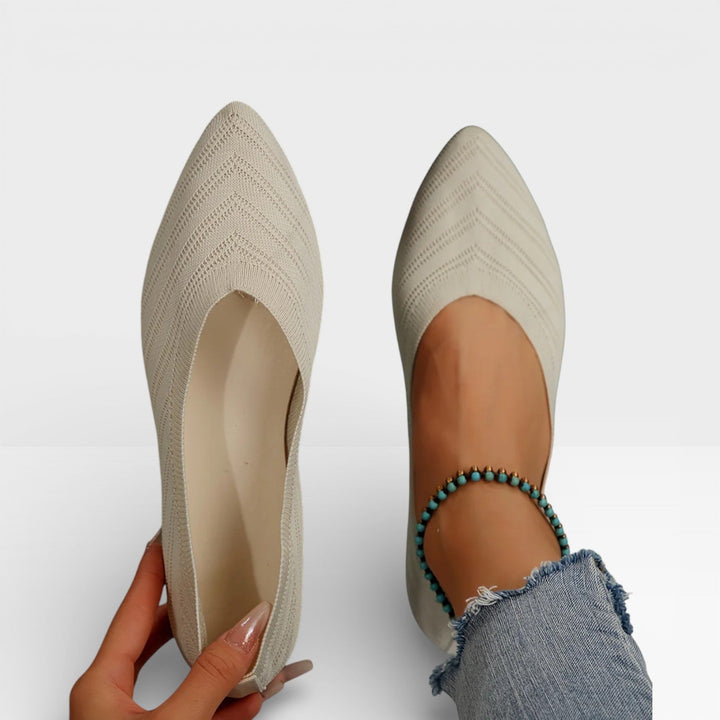 Pointed-Toe Womens Ballet Flats, Lightweight Slip-On