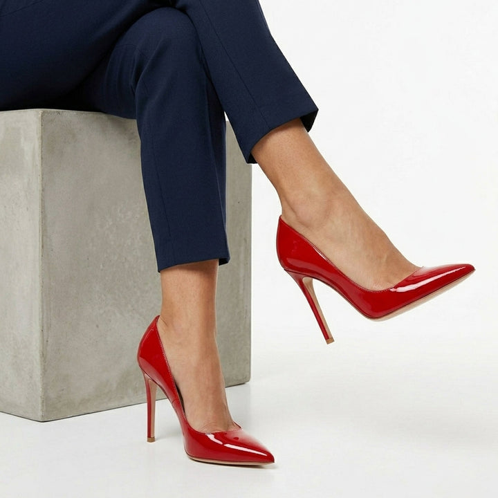 Classic Stiletto Womens Pumps, Polished Formal Heels