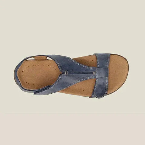 Arch-Support Womens Walking Sandals, Cushioned Footbed
