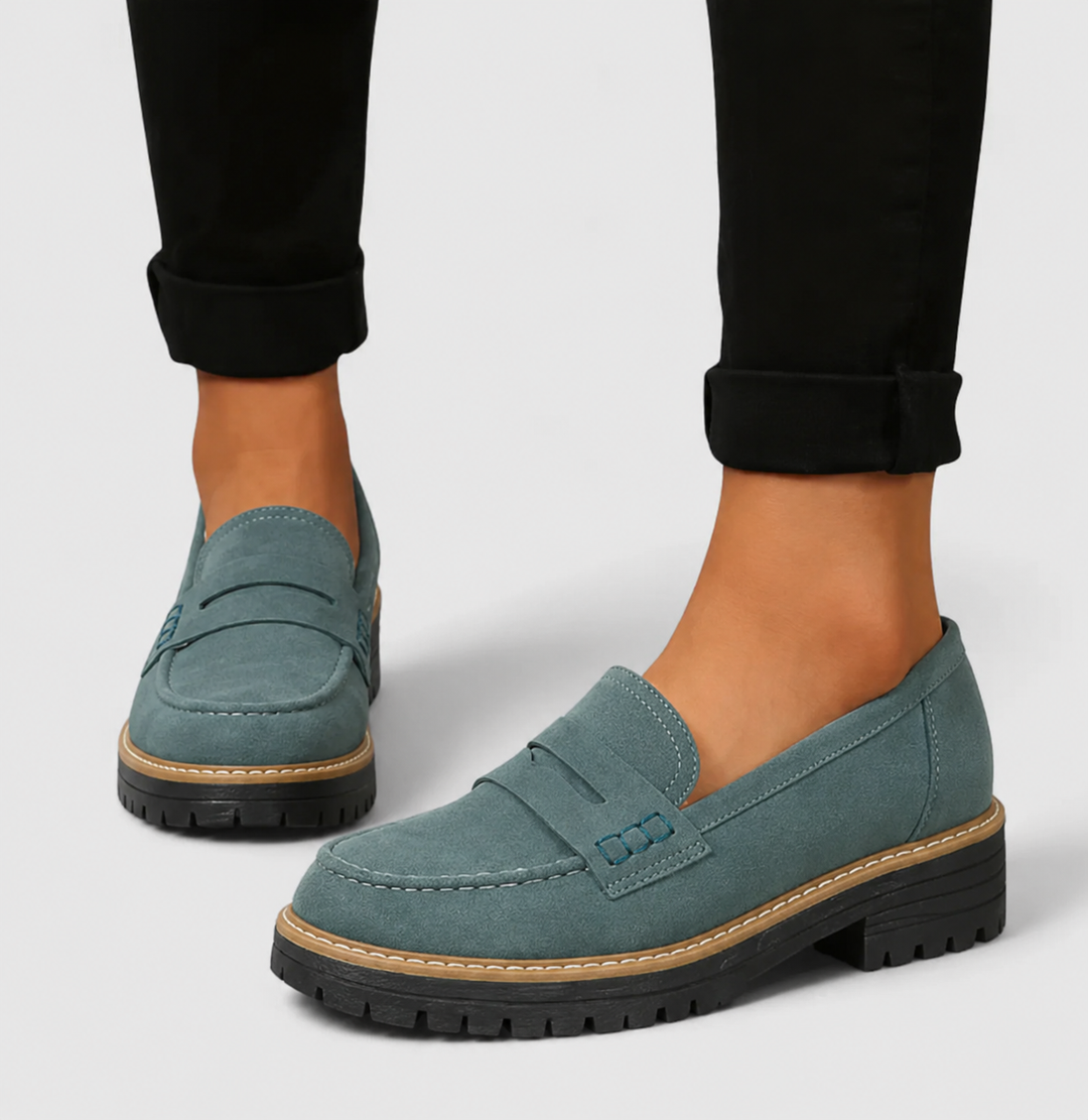Slip-On Orthopedic Loafer Womens Flats, Cushioned Fit