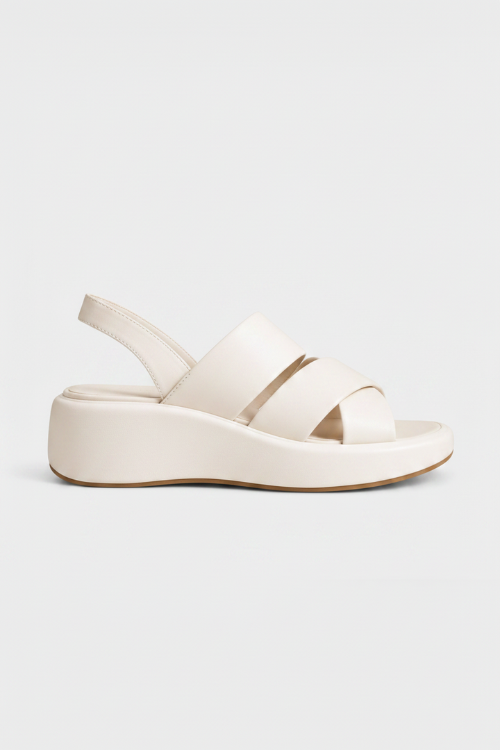 Open-Toe Womens Wedge Sandals, Cushioned Dressy Summer
