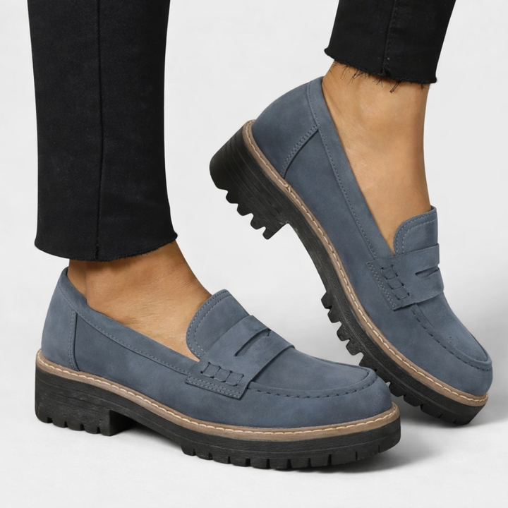 Slip-On Orthopedic Loafer Womens Flats, Cushioned Fit