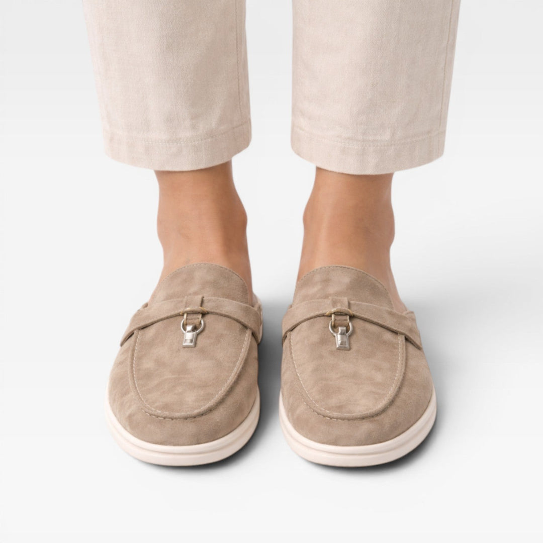 Soft Suede Slip-On Womens Mules, Lightweight Everyday
