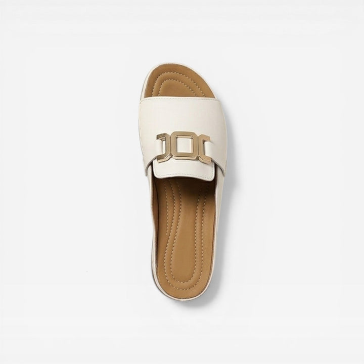 Dressy Buckle Womens Sandals, Adjustable Comfort Sole