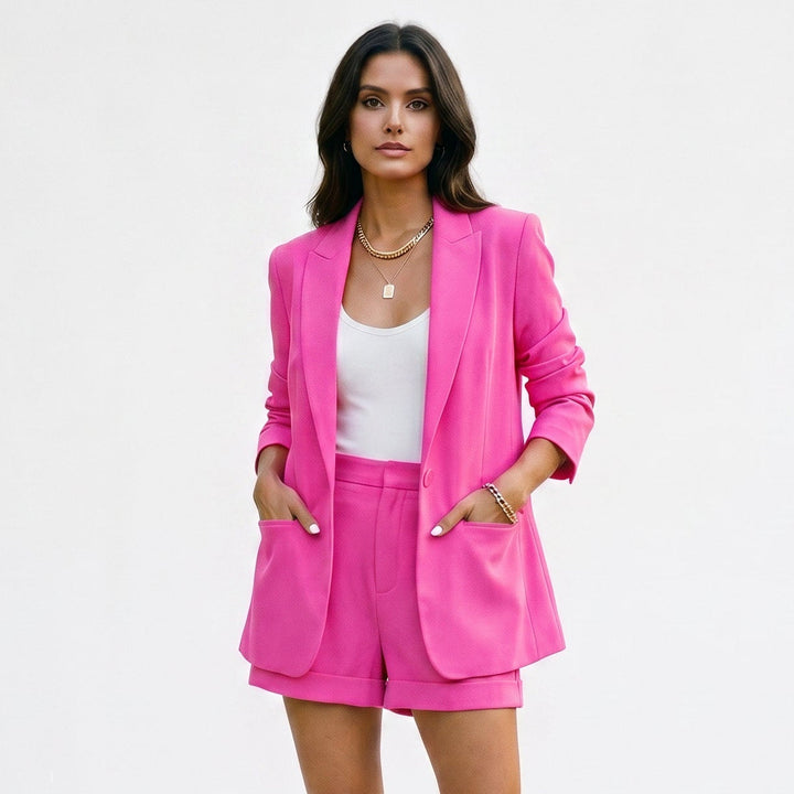 Structured Blazer &amp; Shorts Womens Co-Ord Set, Tailored