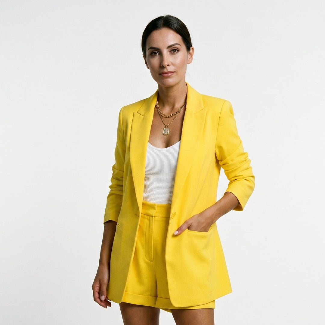 Structured Blazer &amp; Shorts Womens Co-Ord Set, Tailored