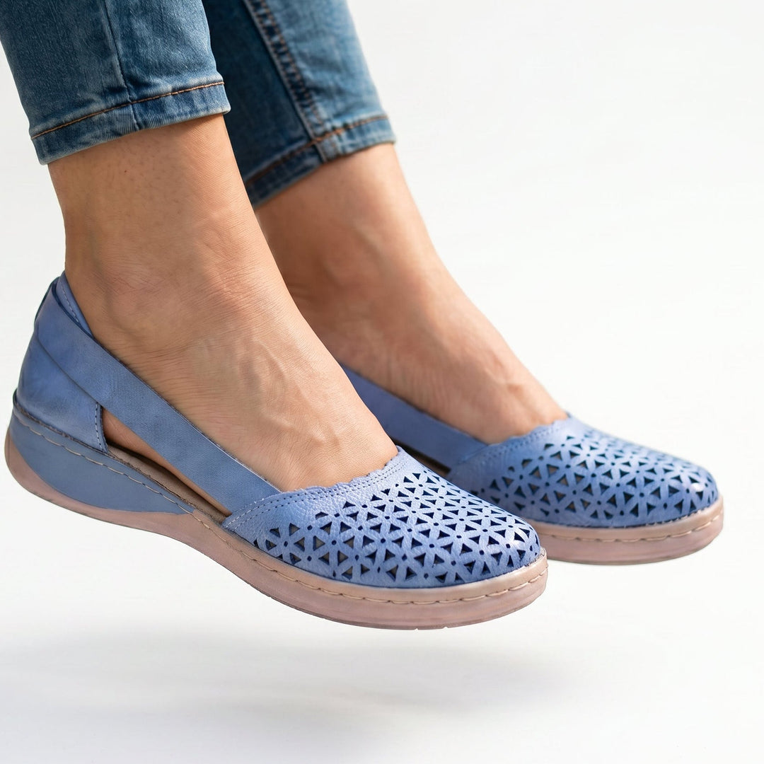 Memory-Foam Orthopedic Womens Loafers, Breathable Wide