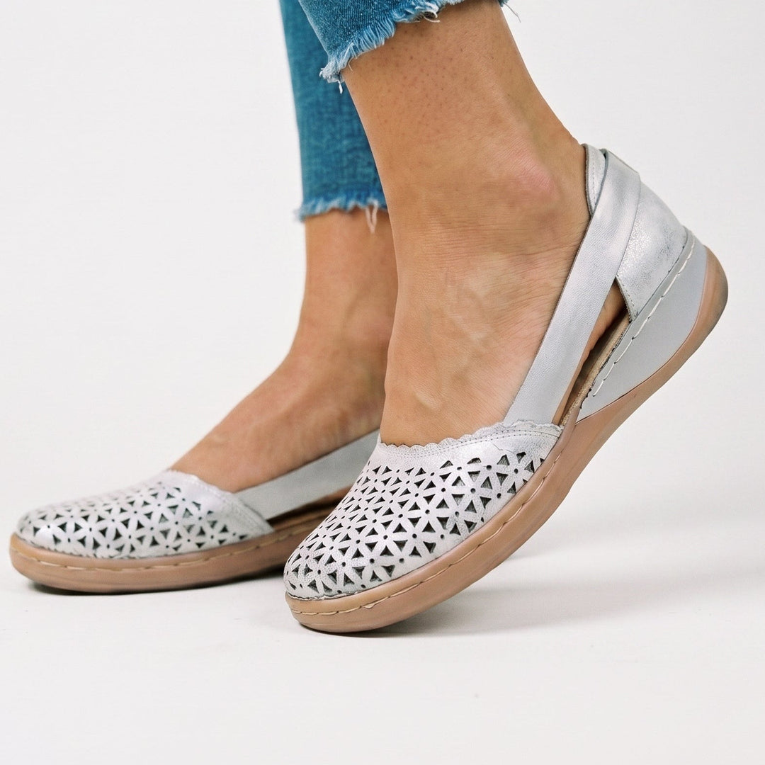 Memory-Foam Orthopedic Womens Loafers, Breathable Wide