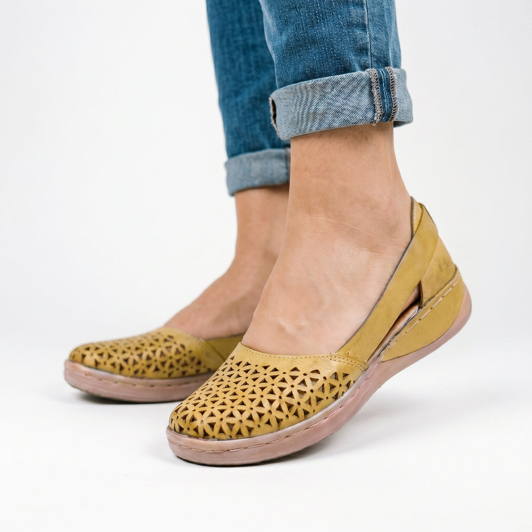 Memory-Foam Orthopedic Womens Loafers, Breathable Wide