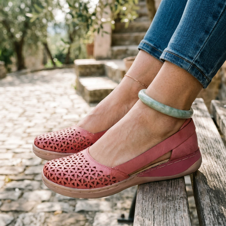Memory-Foam Orthopedic Womens Loafers, Breathable Wide