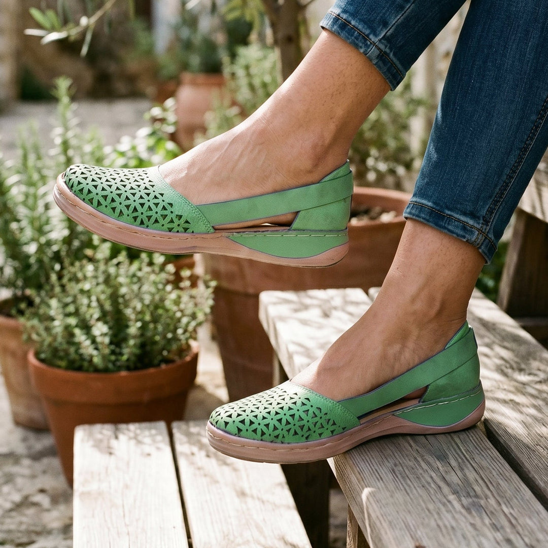 Memory-Foam Orthopedic Womens Loafers, Breathable Wide