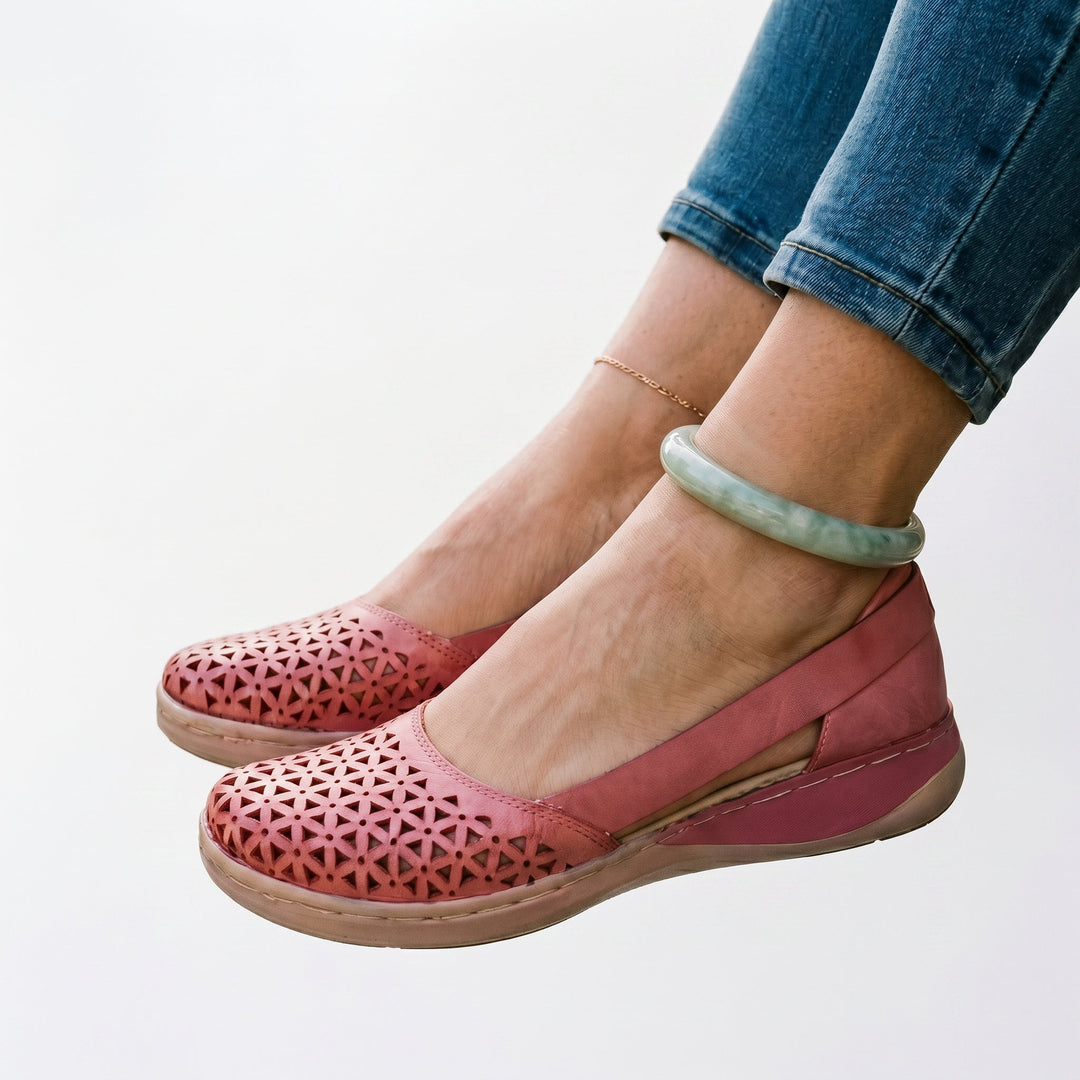 Memory-Foam Orthopedic Womens Loafers, Breathable Wide