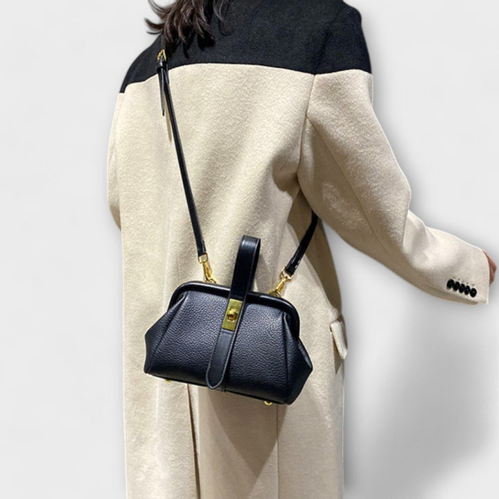 Mini Top-Handle Crossbody Womens Handbag, Turn Lock