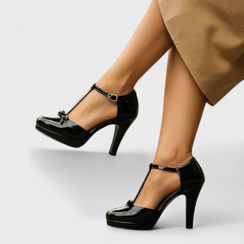 Orthopedic Cushioned Womens Dress Pumps, Stable Heel