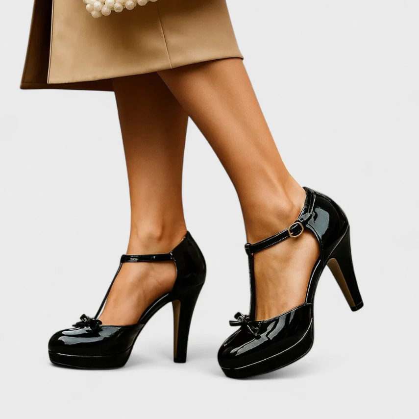 Orthopedic Cushioned Womens Dress Pumps, Stable Heel