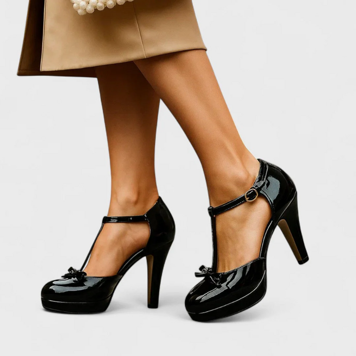Orthopedic Cushioned Womens Dress Pumps, Stable Heel