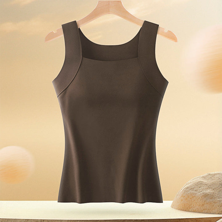 Built-In Bra Womens Tank Top, Soft Stretch Breathable